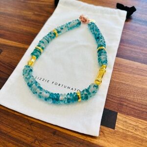 NEW Lizzie Fortunato Toga Beach Necklace in Blue